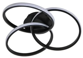 LED Dimmelhető mennyezeti lámpa LED/70W/230V 3000-6500K fekete + távirányítás