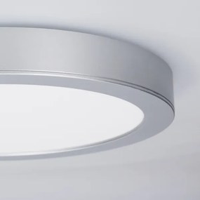Solight WD244-S - LED panel 2 az 1-ben 24W/230V 3000/4000/6000K átm. 30 cm IP54 ezüstszínű