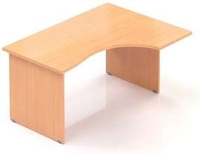 Visio ergonomikus asztal 140 x 100 cm, jobb, bükkfa