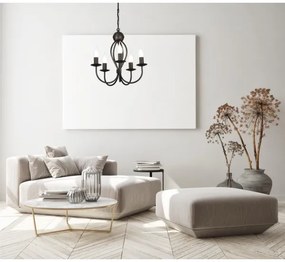 Csillár láncon ARTHUR 5xE14/40W/230V