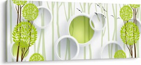 Az absztrakció képe a fákkal (120x50 cm)