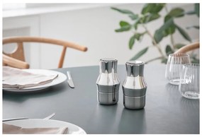 Fényes ezüstszínű rozsdamentes acél fűszerőrlő Dorotea – Gense