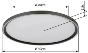 Globo 48802-48 - LED Dimmelhető mennyezeti lámpa DUBLIN LED/48W/230V + távirányító