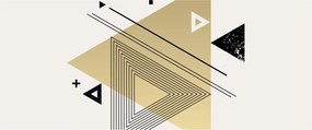 Kép - Geometriai formák N⁰4 (120x50 cm)