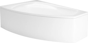 Nagy aszimmetrikus akril sarokkád Ibiza 170cm-es burkolattal