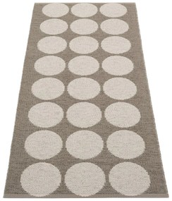 Barna-bézs kültéri-beltéri futószőnyeg 70x160 cm Hugo Walnut Linen – Pappelina