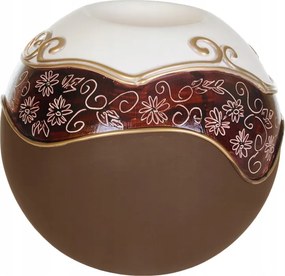 Gömb gyertyatartó közepes Bordó Ajándék