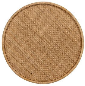 Rattan kerek tárolóasztal ø 60 cm – Ixia