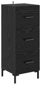 Magasfiú fiókkal Fekete tölgy 34,5 x 34 x 180 cm Faanyag