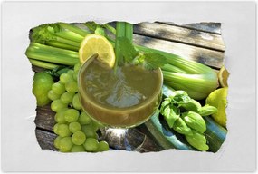 Poszterek 90x60 Zöld gyümölcs mousse