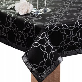 abrosz foltálló Modern 260x140 fekete ezüst