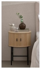 Natúr színű éjjeliszekrény Nola – Unique Furniture