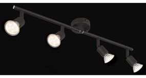GLOBO 57382-4L - LED Spotlámpa OLIWA 4xGU10/3W/230V fekete