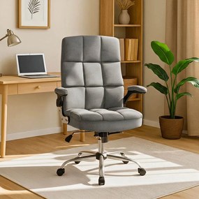 Fotel Obrotowy LONDON Szary