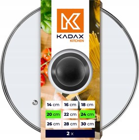 Üveg Fedő Serpenyő Edény Fedő 20 24cm