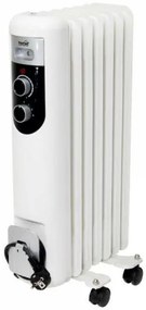 HOME FKOS 7 M elektromos olajradiátor, 600W/900W/1500W, 7 tagú, fehér