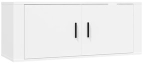 3 db fehér falra szerelhető TV-szekrény 100 x 34,5 x 40 cm