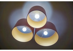 Duolla - Mennyezeti lámpa ROLLER TRIO 3xE27/60W/230V rózsaszín