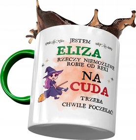 Zöld Bögre Eliza Barátnőknek Ajándék Nyomtatott Fotóval