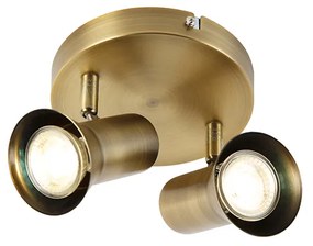 Mennyezeti reflektor bronz kerek dönthető és forgatható - Karin 2