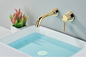 Falra szerelhető csaptelep Rea Lungo gold + box