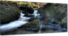 Festmények 120x60 Látvány Hegyi folyó