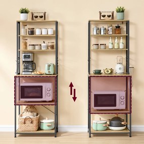 Konyhai állvány TAYLOR ARTISAN 6 polc, 167x60 cm