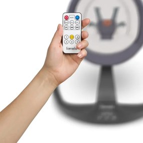 Lionelo - RINA babahinta dallammal, 4xAA, betonszürke + távirányító