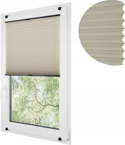 Thermo pliszé non-invazív pliszé roló 68x150 cm bézs tan