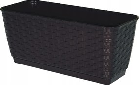 Erkély kaspó állvánnyal 38 x h15cm Doboz