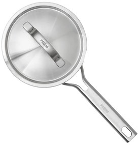 Indukciós tűzhelyhez alkalmas rozsdamentes acél edény fedővel 1,2 l Lucca 3.0 – FABINI