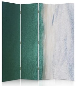 Gario Paraván Türkizkék tenger Méret: 145 x 170 cm, Kivitelezés: Forgó paraván 360°