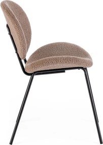 Bézs kárpitozott étkezőszék Maddie – Yes Everyday