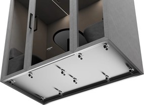 INBOX akusztikai irodai fülke 4 személyes, 2200 × 2200 × 1220 mm
