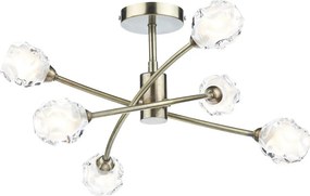 Dar Lighting SEATTLE SEA0675 Plafonlámpa 6x40W/G9 IP20