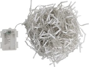 Aigostar - LED kültéri karácsonyi fényfüzér 300xLED/8 világítási mód 3xAA 18x06m IP44 meleg fehér