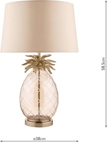Laura Ashley Ananas 3702785-Q Asztali lámpa 1x60W/E27 IP20