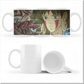 Graffiti mintás bögre Falfestmény WallArt