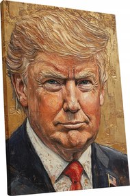Vászonkép Donald Trump portré Trump nappali ajándék 45x60