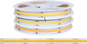 Led szalag Cob 5M 12V Neon Pont Nélküli Meleg Fehér