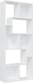 vidaXL fehér szerelt fa könyvszekrény 67 x 24 x 161 cm