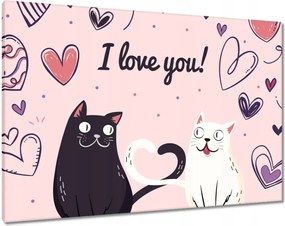 Vászonkép 100x70 Cica