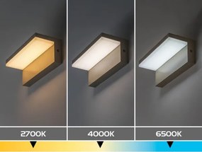 Rabalux 77219 - LED kültéri fali lámpatest ZARAGOZA LED/9W/230V IP54 bézs