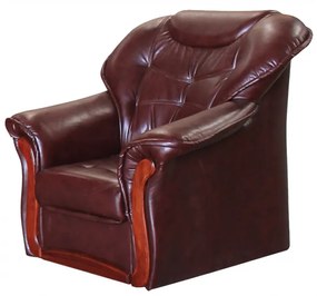 Evelin (textilbőr) fotel, bordó