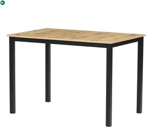 Étkezőasztal 110x70x75 cm, MDF, vad tölgy, GDT-202 OAK