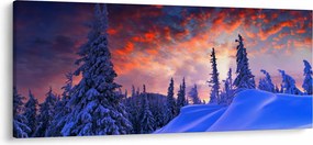 Kép - Téli szürkület (120x50 cm)