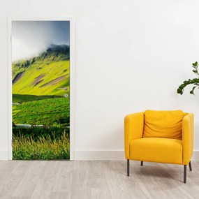 Fotótapéta ajtóra - Hegyi táj (95x205cm)