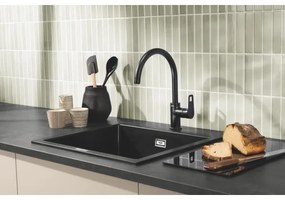 GROHE 40786K00 - Üveg vágódeszka 450 × 240 × 19 mm fekete