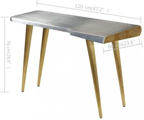 vintage repülős stílusú íróasztal 120 x 60 x 76 cm