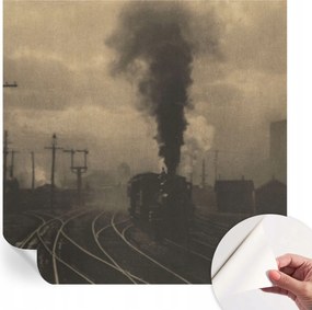 Öntapadós tapéta Fali furnér 3D hatás Ipari tájkép 250x250 cm